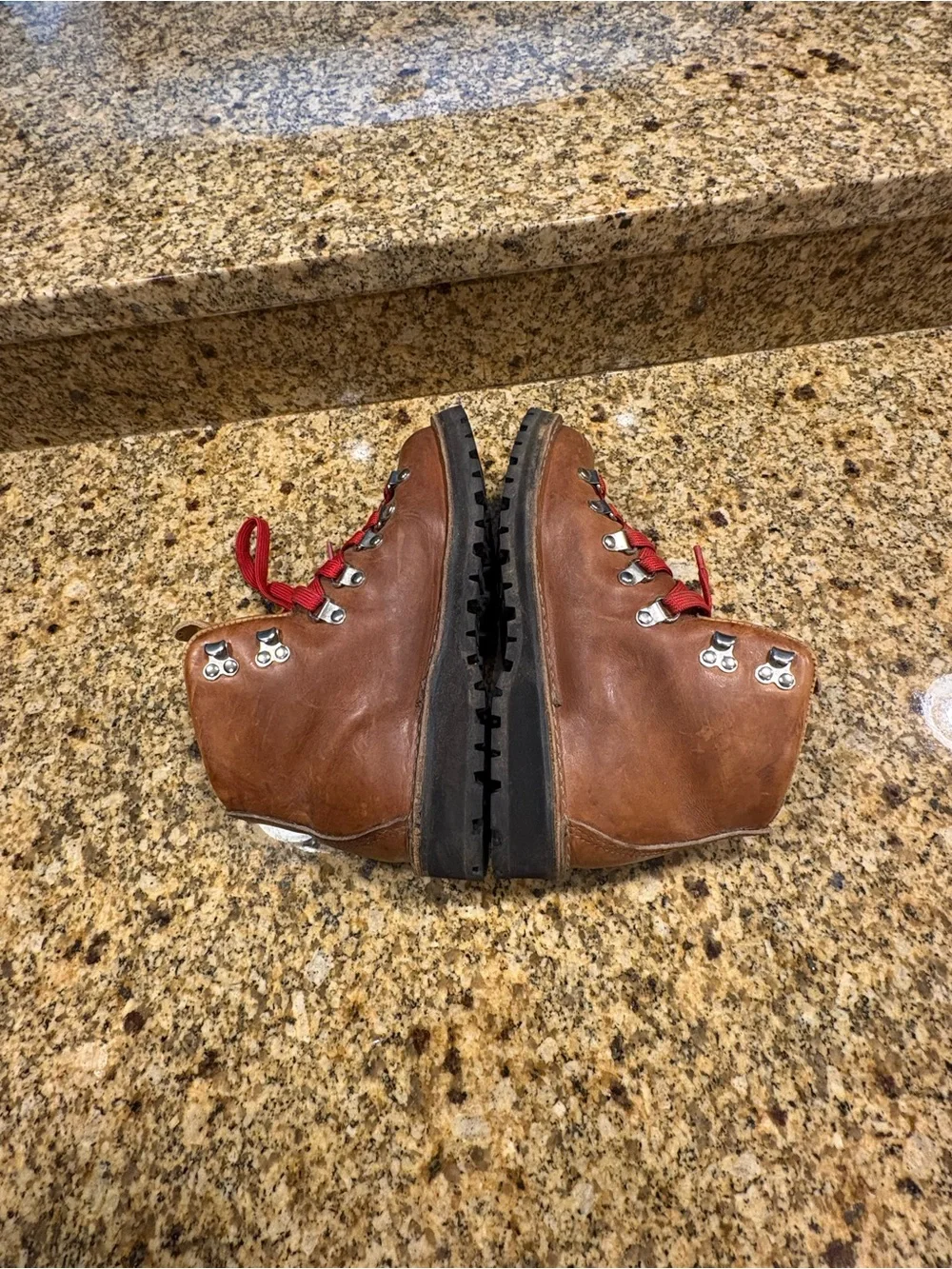 Danner Mountain Lite - Cascade Clovis Brown Leather Hiking Boots 7 Gore-Tex - Picture 9 of 11